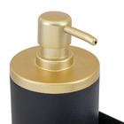Dispenser  para  para Porta detergente  /600 ml - Preto/ Dourado fosco