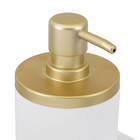 Dispenser  para  para Porta detergente  /600 ml - Branco/ Dourado fosco