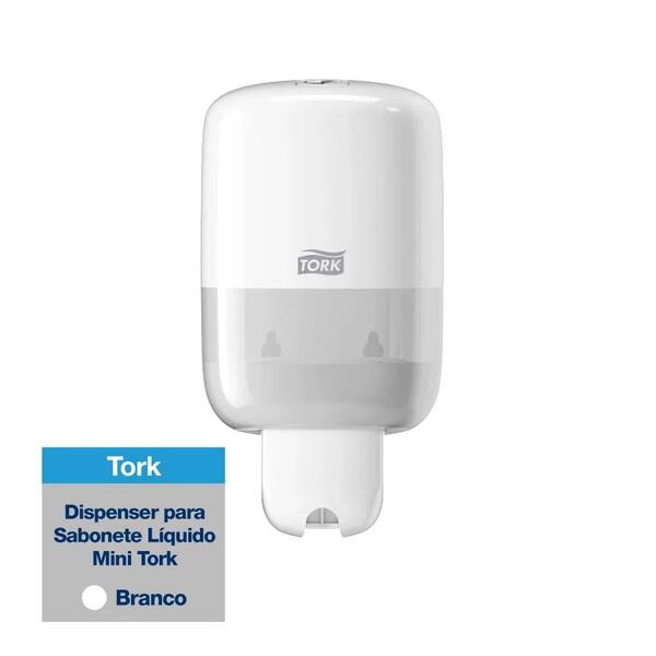 Dispenser Para Sabonete Líquido Mini/higienizador Assento Tork