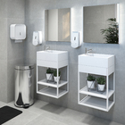 Dispenser para Sabonete Líquido Plástico Branco 800ml Invoq Center Premisse