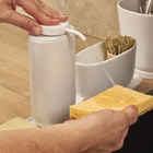 Dispenser Porta-Detergente Branco Cerâmica Delinia