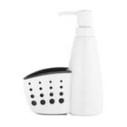 Dispenser Porta Detergente Com Suporte Para Esponja Clink