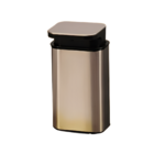 Dispenser Preto Aço Inox e Plástico 400 mL Loft Delinia