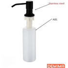 Dispenser Preto Detergente Porta Sabonete Liquido Embutir