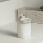 Dispenser Quadrado Branco de Plástico Flow OU