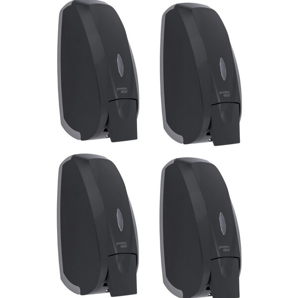 Dispenser Sabonete Álcool Gel Velox 800ml Premisse Preto 4un