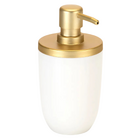 Dispenser Sabonete Branco E Dourado Arthi 500ml