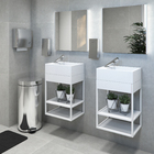 Dispenser Sabonete Líquido 800ml Aço Inox Prata Noble Biovis