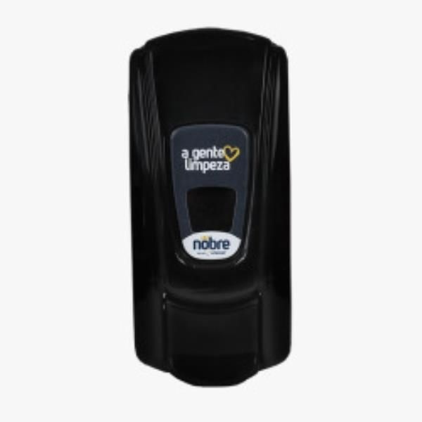 Dispenser Saboneteira Preta Nobre City C/ Reserv. 800ml