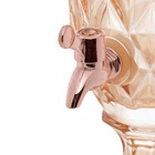 Dispenser/suqueira 2l De Cristal Ecológico Ambar Diamond C/to