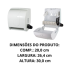 Dispenser Toalheiro Bobina Alavanca Compacto