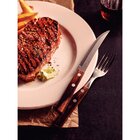 Display 60 Peças Faca Para Churrasco 5 Polywood Castanho Lami