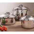 Display De Panelas Aco Inox Com Fundo Triplo Tramontina