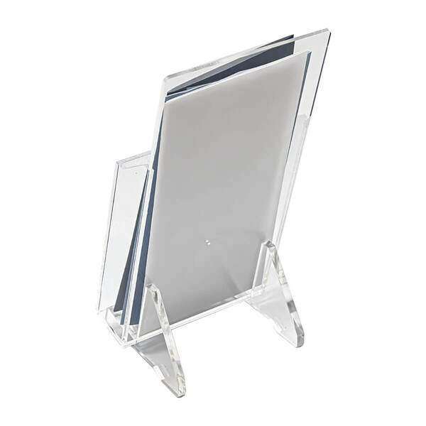 Display Expositor Em Acrílico Premium Porta Folders 10x20 Cm