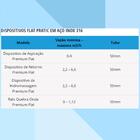 Dispositivo De Hidro Inox Pratic 50mm Flat Sodramar