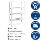 Dispositivo Para Câmara Fria Imeca Fit 110x40x180cm Estante 4