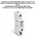 Dispositivo Protetor De Surto Dps - Steck 8ka
