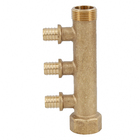 Distribuidor Aberto PEX Água Quente e Fria 3/4" com 3 saídas 16mm Astra