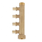 Distribuidor Aberto PEX Água Quente e Fria 3/4" com 4 saídas 16mm Astra