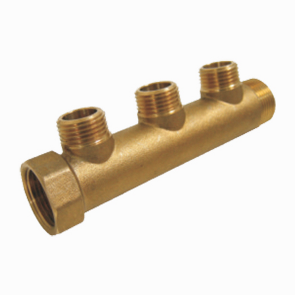 Distribuidor com rosca 3/4" 4 conex 1/2"