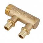 Distribuidor Fechado PEX Água Quente e Fria 3/4" com 2 saídas 16mm Astra