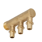 Distribuidor Fechado PEX Água Quente e Fria 3/4" com 3 saídas 16mm Astra