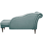 Divã Chaise Copenhagen Veludo 1,60cm Speciale Home