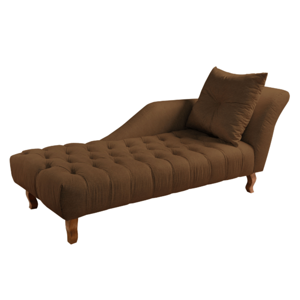 Divã Chesterfield Anna Recamier 160cm Via Encanto Veludo Marr