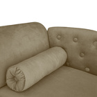 Divã Recamier Cama Pet Luxo Cão E Gato Pequeno Porte Capuccino