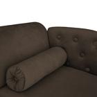 Divã Recamier Cama Pet Luxo Cão E Gato Pequeno Porte Marrom