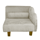 Divã Recamier Caminha Pet Luxo Pequeno Porte Bege