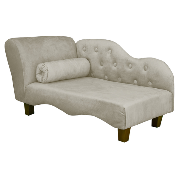 Divã Recamier Caminha Pet Luxo Pequeno Porte Bege