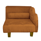 Divã Recamier Caminha Pet Luxo Pequeno Porte Terracota