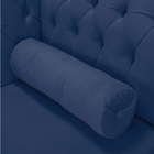 Divã Recamier Capitonê Mônaco 165 Cm Suede Pés Chanfrado - D'