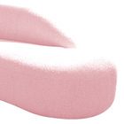 Divã Recamier Curvo Luna 140cm Lado Direito Suede - Doce Sonh