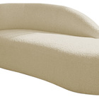 Divã Recamier Curvo Luna 140cm Lado Direito Suede - Doce Sonh