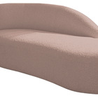 Divã Recamier Curvo Luna 160cm Lado Direito Linho - Amarena M