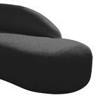 Divã Recamier Curvo Luna 160cm Lado Direito Suede - Amarena M