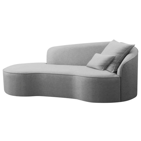 Divã Recamier Curvo Sala De Estar Recepção Inglaterra 150cm L