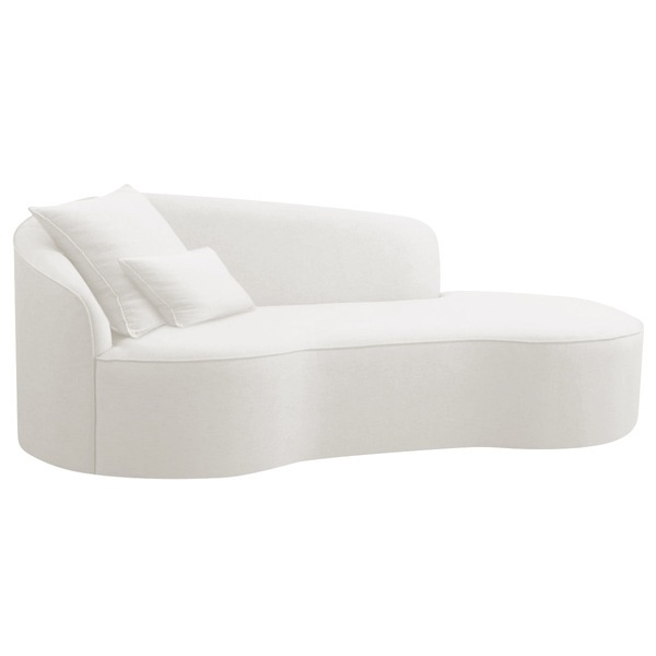 Divã Recamier Curvo Sala De Estar Recepção Inglaterra 150cm L