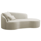 Divã Recamier Curvo Sala De Estar Recepção Inglaterra 150cm L