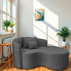 Divã Recamier Curvo Sala De Estar Recepção Inglaterra 150cm L