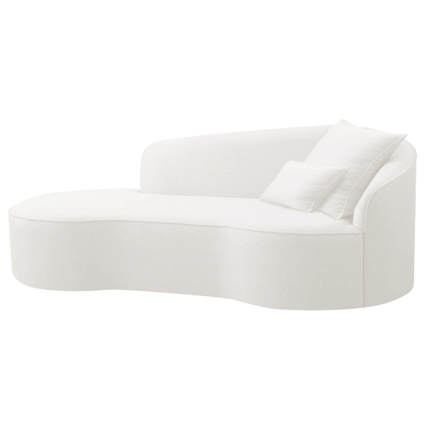 Divã Recamier Curvo Sala De Estar Recepção Inglaterra 180cm L