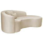 Divã Recamier Curvo Sala De Estar Recepção Inglaterra 180cm L