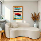 Divã Recamier Curvo Sala De Estar Recepção Inglaterra 180cm L