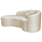 Divã Recamier Curvo Sala De Estar Recepção Inglaterra 180cm L