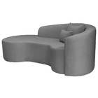 Divã Recamier Curvo Sala De Estar Recepção Inglaterra 180cm L