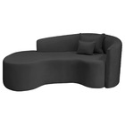 Divã Recamier Curvo Sala De Estar Recepção Inglaterra 180cm L