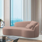 Divã Recamier Curvo Sala De Estar Recepção Inglaterra 200cm L