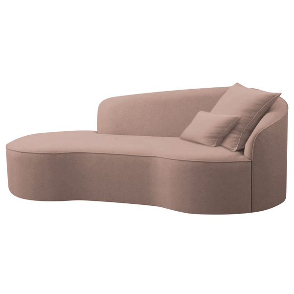 Divã Recamier Curvo Sala De Estar Recepção Inglaterra 200cm L